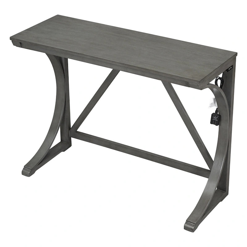 Farmhouse 3-Piece Counter Height Dining Table Set