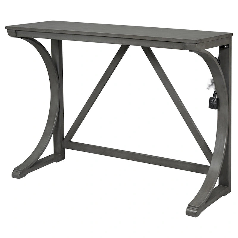 Farmhouse 3-Piece Counter Height Dining Table Set