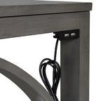 Farmhouse 3-Piece Counter Height Dining Table Set