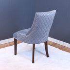Silver Orchid Flohr Tufted Velvet Dining Chairs (Set of 2)
