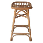 Tabouret de comptoir en rotin Damara