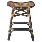 Tabouret de comptoir en rotin Damara