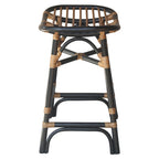 Tabouret de comptoir en rotin Damara