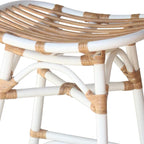 Tabouret de comptoir en rotin Damara