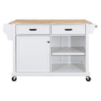 Kitchen Island Cart/Utility Storage Trolley with Storage Drawers