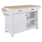 Kitchen Island Cart/Utility Storage Trolley with Storage Drawers