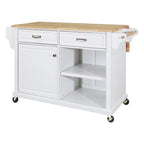 Kitchen Island Cart/Utility Storage Trolley with Storage Drawers