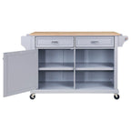 Kitchen Island Cart/Utility Storage Trolley with Storage Drawers