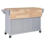 Kitchen Island Cart/Utility Storage Trolley with Storage Drawers