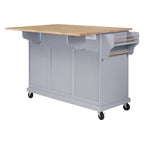 Kitchen Island Cart/Utility Storage Trolley with Storage Drawers