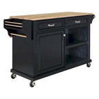 Kitchen Island Cart/Utility Storage Trolley with Storage Drawers