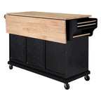 Kitchen Island Cart/Utility Storage Trolley with Storage Drawers