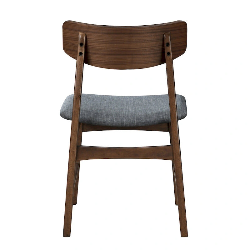 Chaises d'appoint en bois massif Largo (lot de 2)