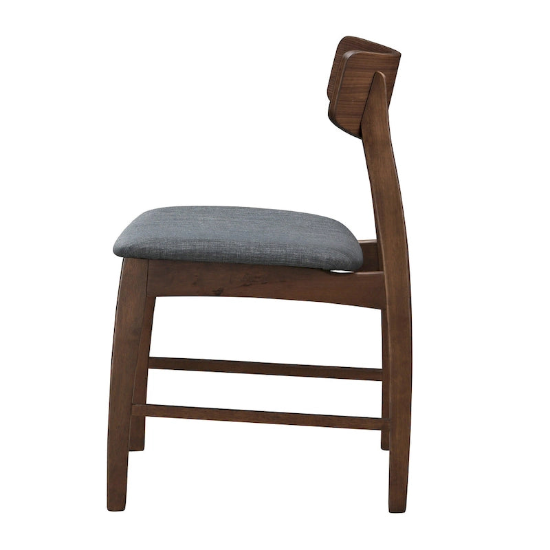 Chaises d'appoint en bois massif Largo (lot de 2)