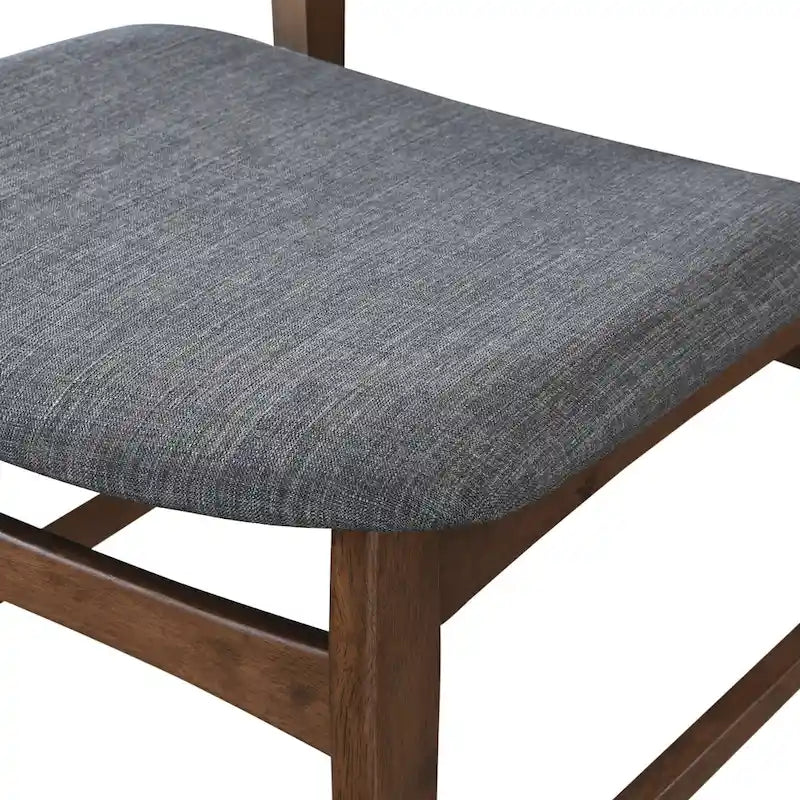 Chaises d'appoint en bois massif Largo (lot de 2)