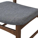 Chaises d'appoint en bois massif Largo (lot de 2)