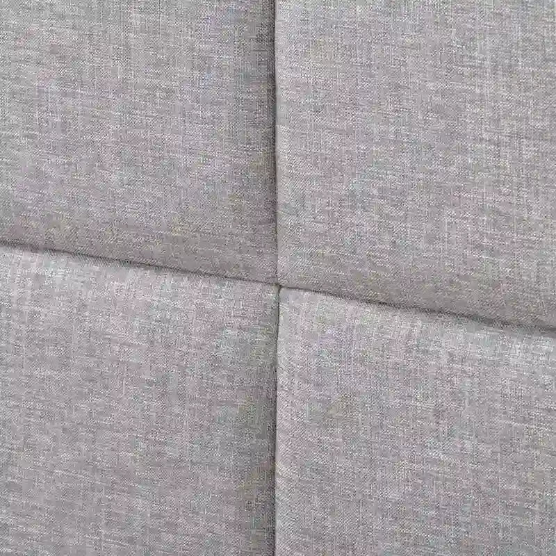 CorLiving Bellevue Dark Grey Upholstered Panel Bed, King