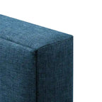 CorLiving Bellevue Dark Grey Upholstered Panel Bed, King