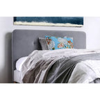 Furniture of America Celene Mid-century Modern Queen Fabric Platform Bed