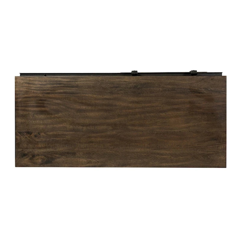 Thornwood Hills Rock Beaten Grey Sliding Door Chest