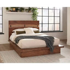 Ensemble de chambre à coucher 6 pièces Capistrano Noyer Fumée avec plateforme