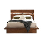 Ensemble de chambre à coucher 6 pièces Capistrano Noyer Fumée avec plateforme