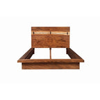 Ensemble de chambre à coucher 6 pièces Capistrano Noyer Fumée avec plateforme