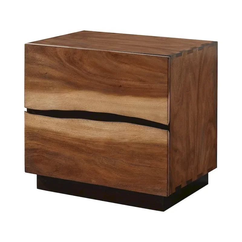 Ensemble de chambre à coucher 6 pièces Capistrano Noyer Fumée avec plateforme
