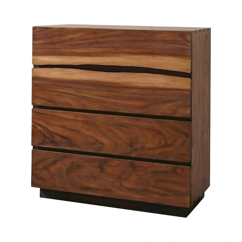 Ensemble de chambre à coucher 6 pièces Capistrano Noyer Fumée avec plateforme