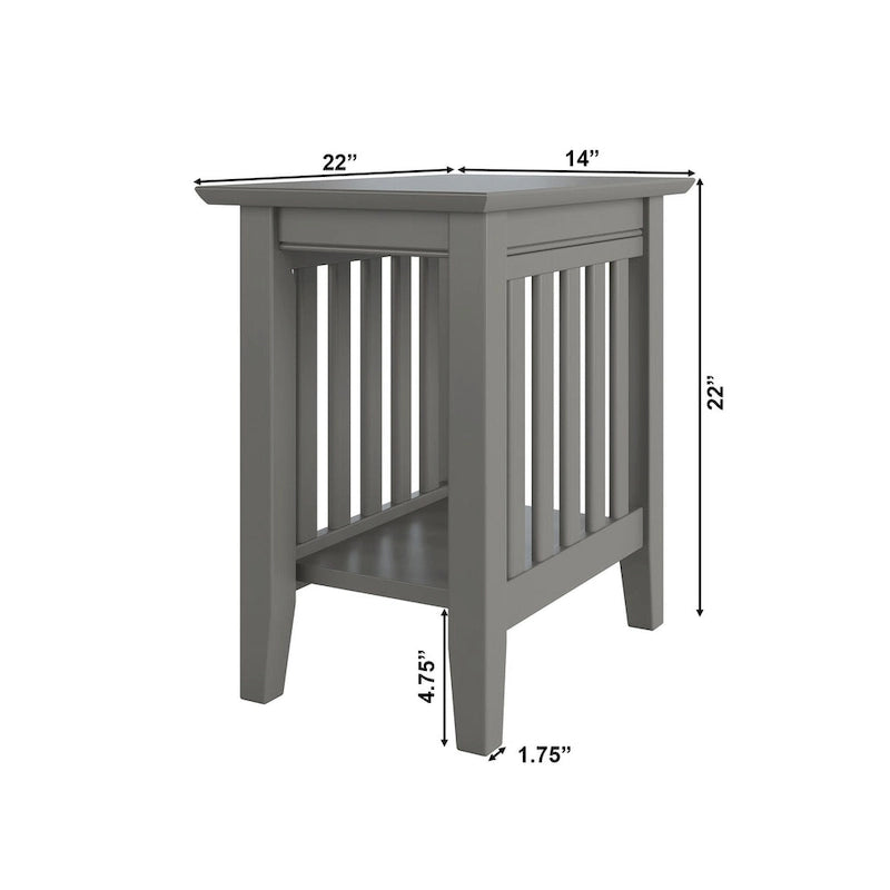 Table d'appoint AFI Mission