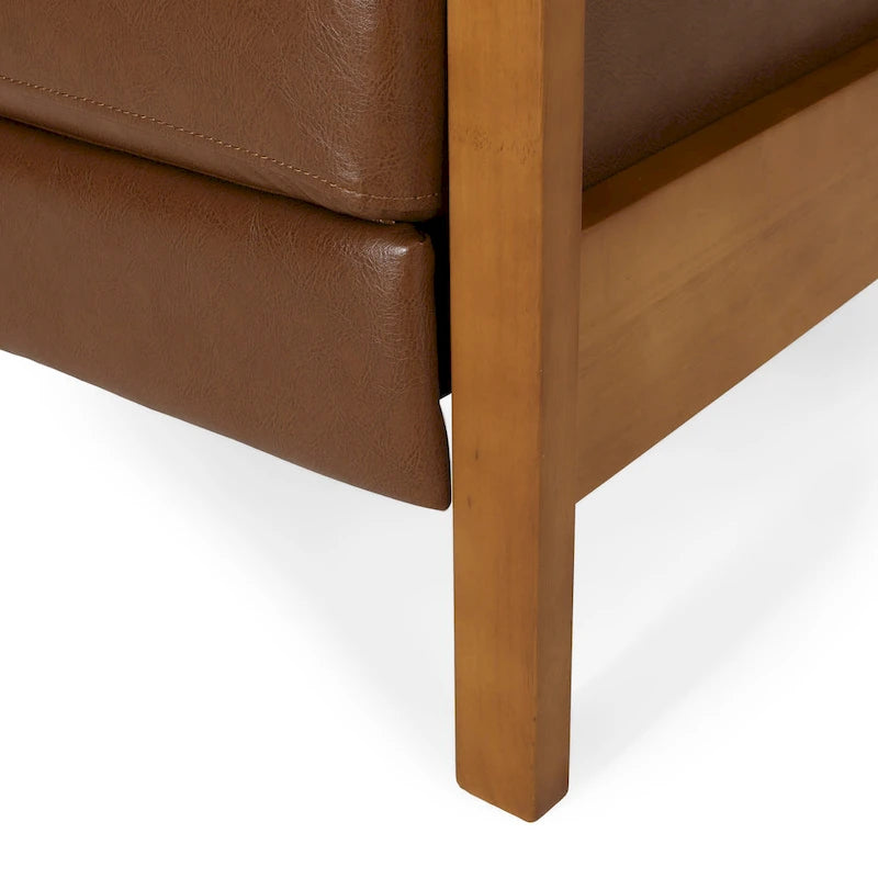 Munro Channel Stitch Pushback Recliner by Christopher Knight Home