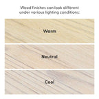 Table basse ronde classique en bois et poutre - 36