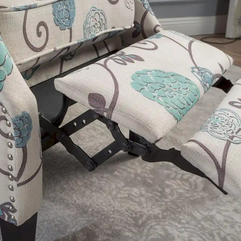 Wescott Wingback Pushback Recliner by Christopher Knight Home
