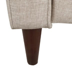 Denison Upholstered Loveseat Pushback Recliner by Christopher Knight Home