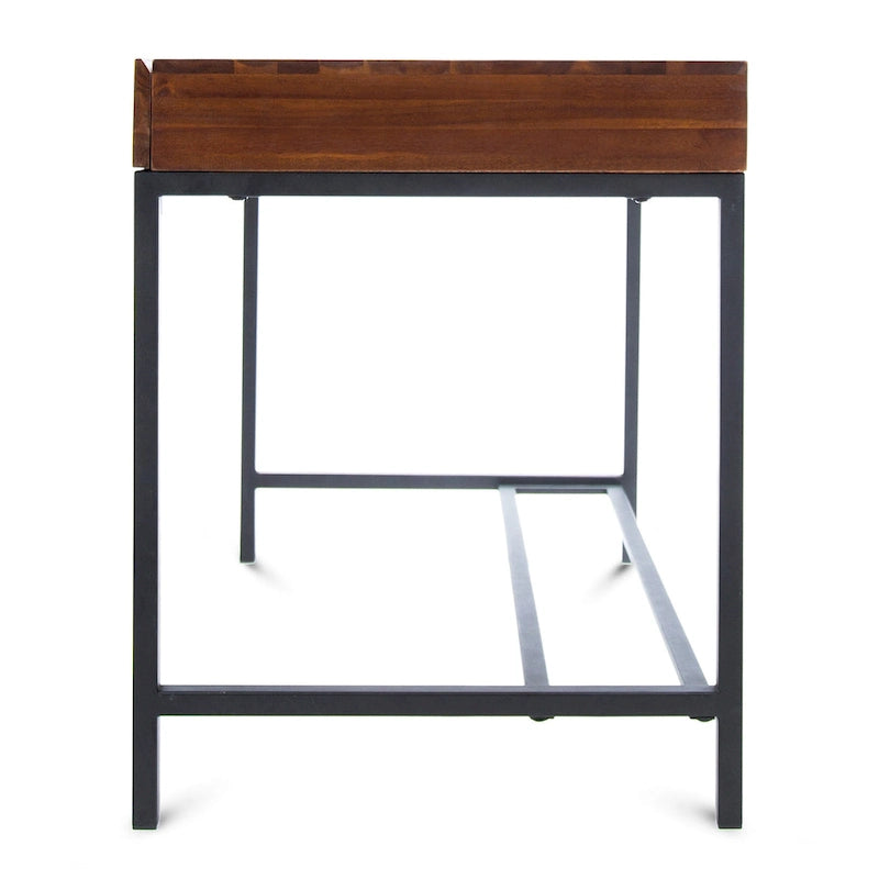 Ebany Industrial Acacia Wood Storage Desk by Christopher Knight Home
