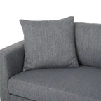 Clemons Contemporary Fabric 4-seater Sofa with Accent Pillows by Christopher Knight Home