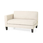 Clemons Contemporary Fabric 4-seater Sofa with Accent Pillows by Christopher Knight Home