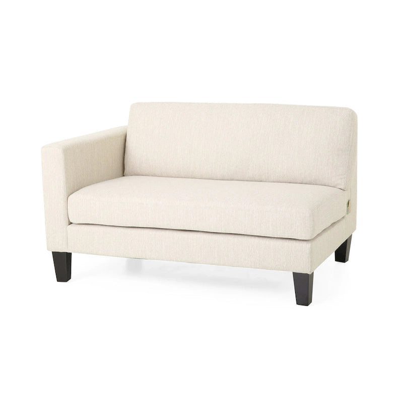 Clemons Contemporary Fabric 4-seater Sofa with Accent Pillows by Christopher Knight Home