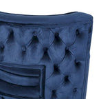 Cardan Modern Glam Round Open Back Velvet Swivel Club Chair by Christopher Knight Home - 26.25 L x 24.25 W x 28.50 H