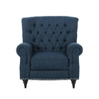 Sunapee Fabric and Rubberwood Recliner with Nailhead Trim by Christopher Knight Home