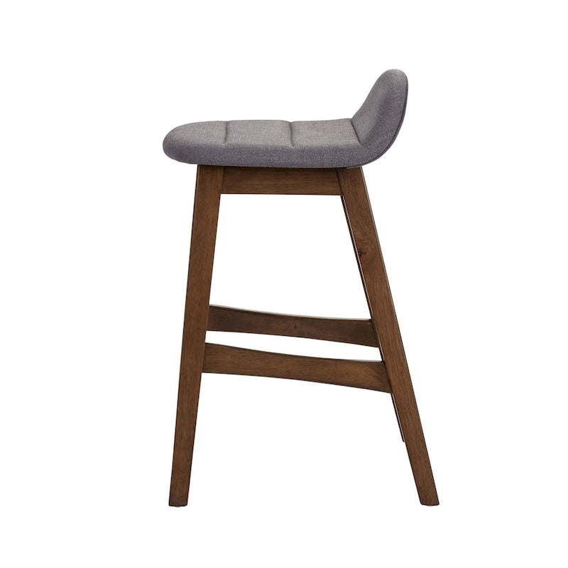 Space Savers Satin Walnut 24 Inch Counter Chair (Set of 2)