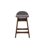 Space Savers Satin Walnut 24 Inch Counter Chair (Set of 2)