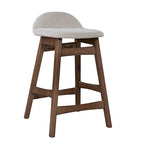 Space Savers Satin Walnut 24 Inch Counter Chair (Set of 2)