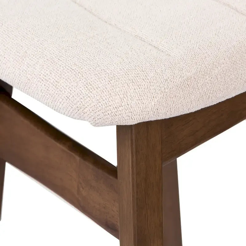 Space Savers Satin Walnut 24 Inch Counter Chair (Set of 2)