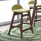 Space Savers Satin Walnut 24 Inch Counter Chair (Set of 2)