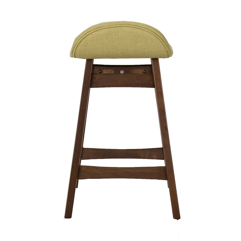 Space Savers Satin Walnut 24 Inch Counter Chair (Set of 2)