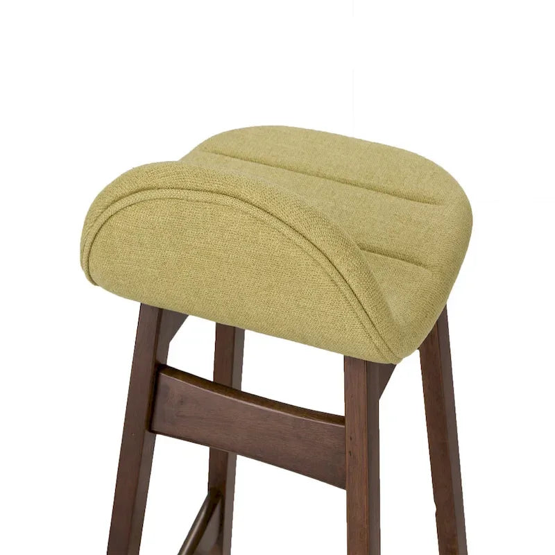 Space Savers Satin Walnut 24 Inch Counter Chair (Set of 2)