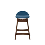 Space Savers Satin Walnut 24 Inch Counter Chair (Set of 2)