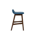 Space Savers Satin Walnut 24 Inch Counter Chair (Set of 2)