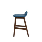 Space Savers Satin Walnut 24 Inch Counter Chair (Set of 2)
